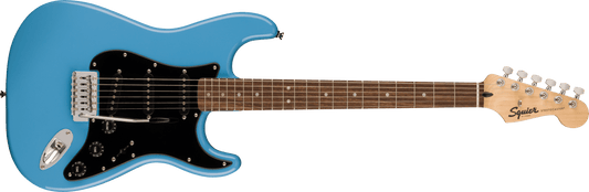 Squier Sonic Stratocaster, diapasón de laurel, golpeador negro, azul California
