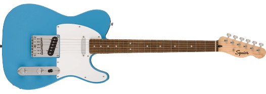 Squier Sonic Telecaster, Laurel Fingerboard, White Pickguard, California Blue