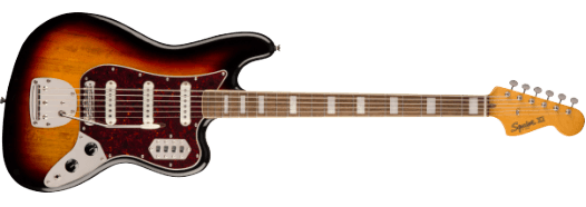 Squier Classic Vibe Bass VI, Indian Laurel, 3-Color Sunburst