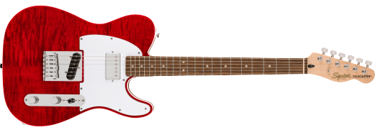 Guitarra eléctrica Squier Affinity Series Telecaster - Rojo carmesí transparente