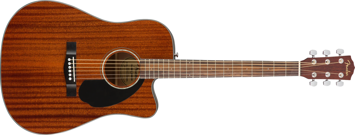 Fender CD-60SCE Dreadnought, Walnut Fingerboard, All-Mahogany