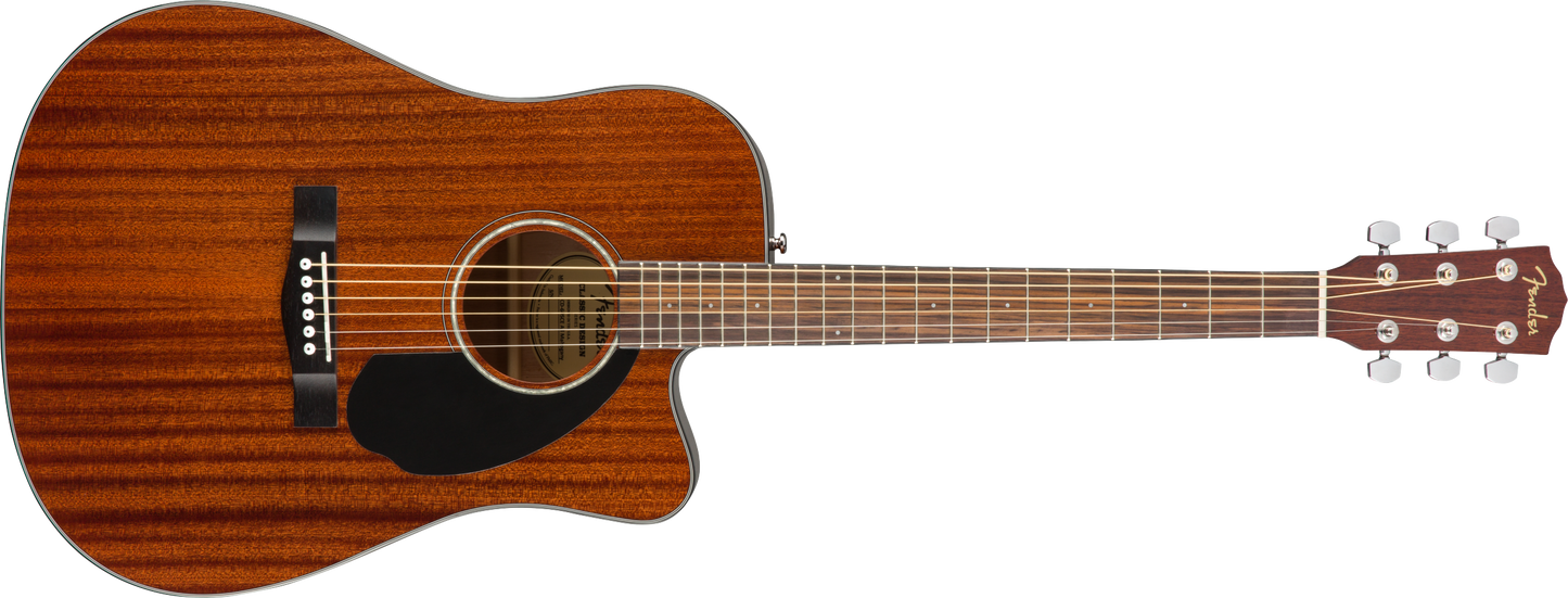 Fender CD-60SCE Dreadnought, Walnut Fingerboard, All-Mahogany