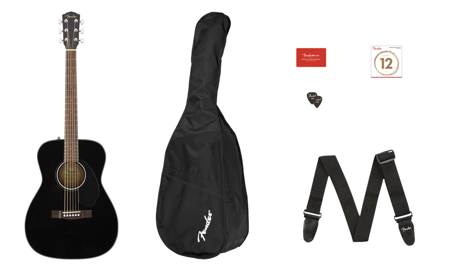 Fender CC-60S Concert Pack V2, Black