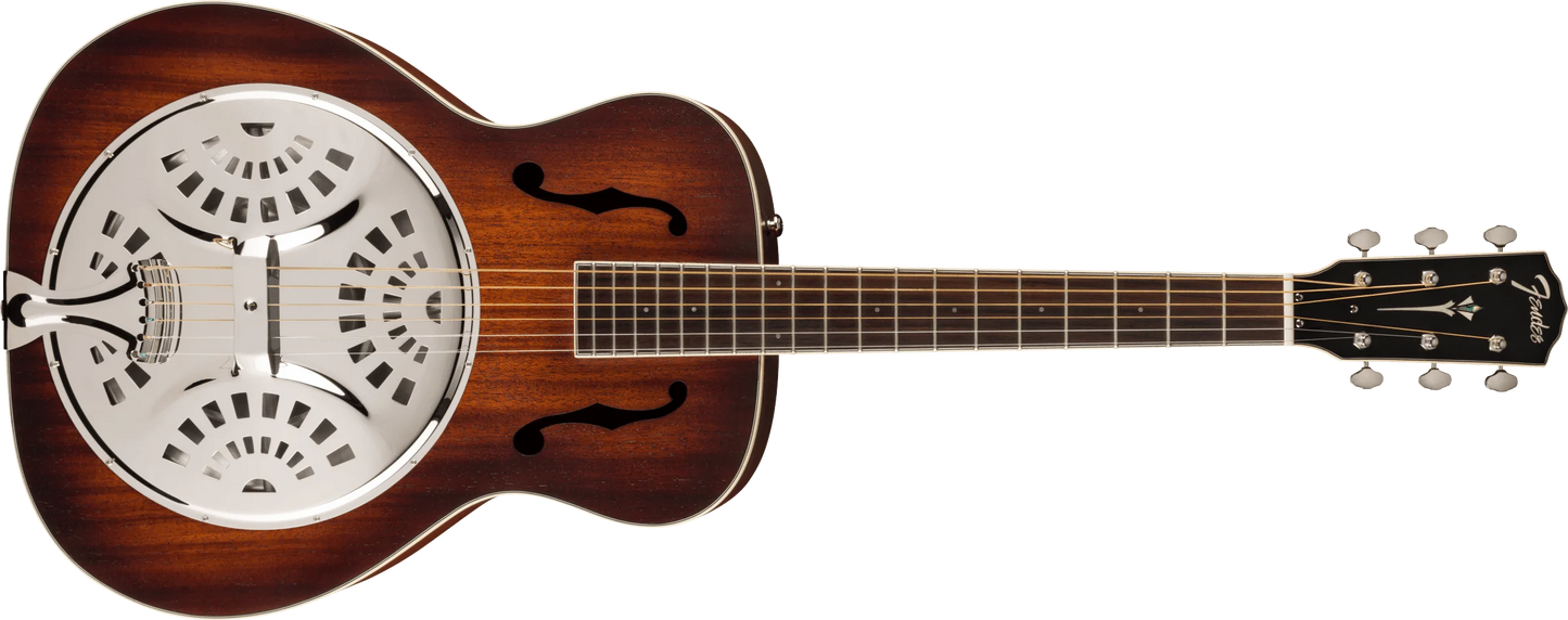 Fender PR-180E Resonator, Walnut Fingerboard, Aged Cognac Burst