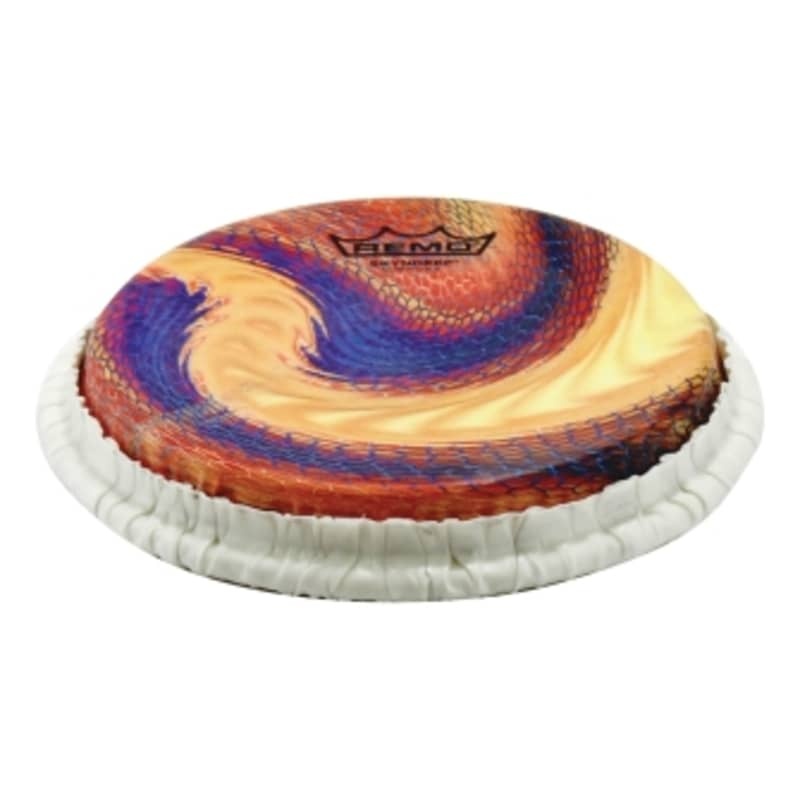 REMO **Pedido especial**, Parche de bongó, plegado, 7.15", SKYNDEEP®, gráfico "Serpentine Day"