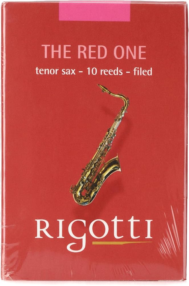 Rigotti RG.CST Gold Classic Tenor Saxophone Reeds (Red Box) - 3 Medium (10-pack)