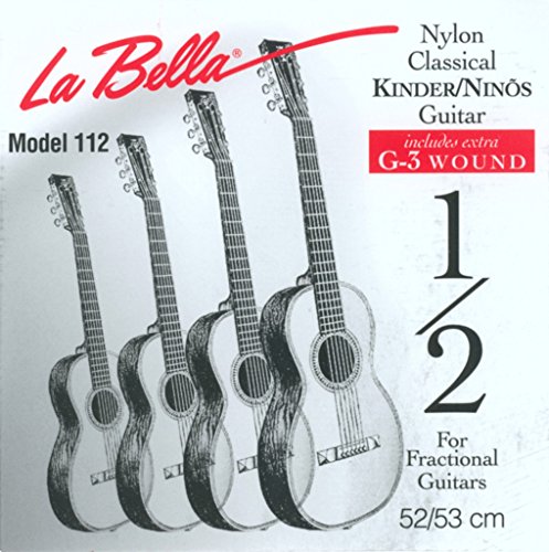 Guitarra clásica fraccionaria La Bella FG112 (tamaño 1/2)