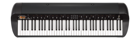 Piano vintage Korg SV-2 de 88 pulgadas, color negro