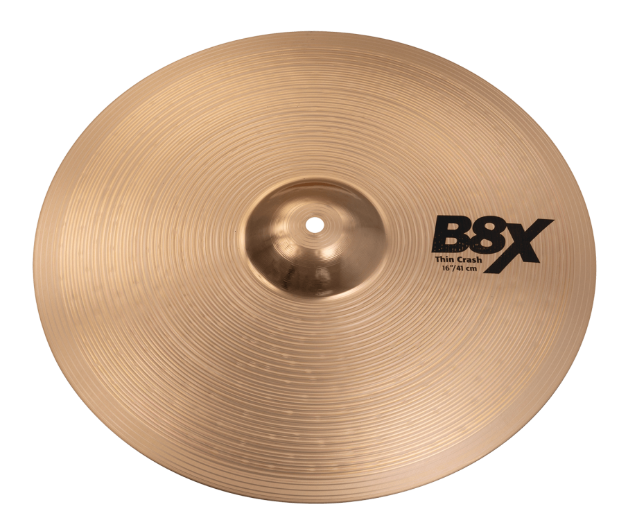 Sabian 16 inch B8X Thin Crash Cymbal