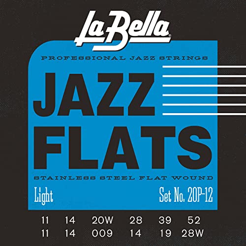 La Bella 20P-12 Jazz Flats - 12 cuerdas