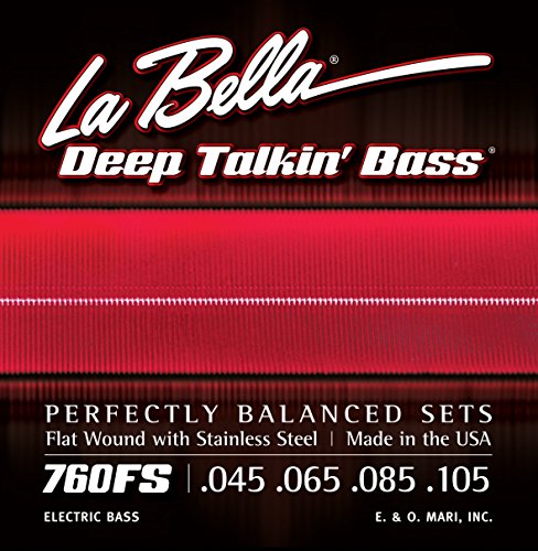 La Bella 760FS Deep Talkin' Bass, Flats - Estándar 45-105