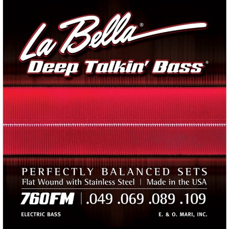 La Bella 760FM Deep Talkin' Bass, Flat Wound - Medio 49-109