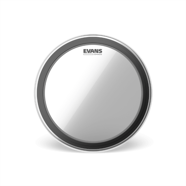 Evans EMAD2 Clear 24" Bass Drum