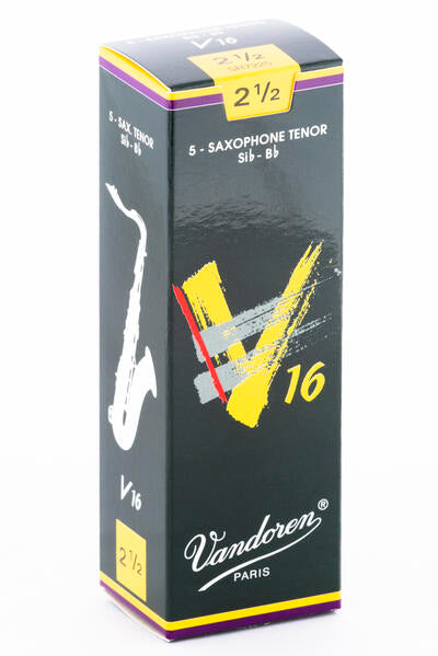 Vandoren SR7225 - V16 Tenor Saxophone Reeds - 2.5 (5-pack)