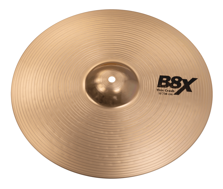 Sabian 15 inch B8X Thin Crash Cymbal