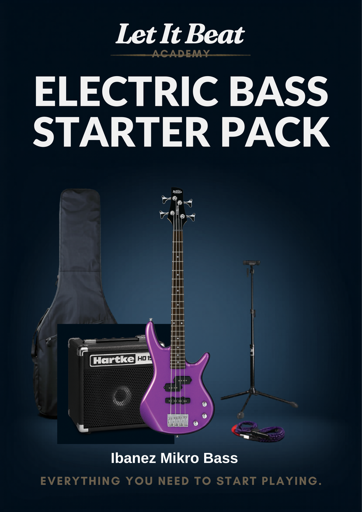 Let it Beat! Electric Bass Starter Pack