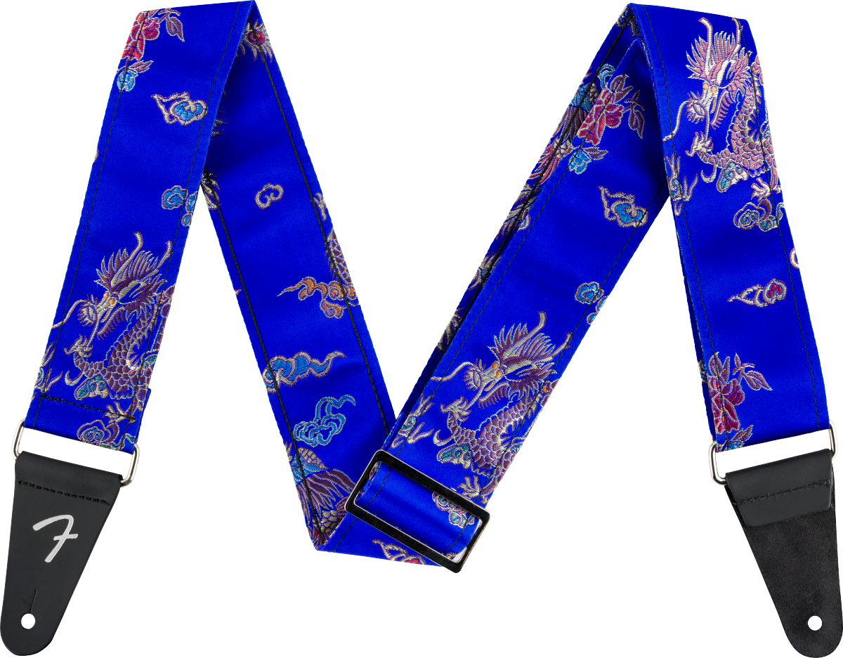 Fender Satin Dragon Strap, Royal Blue