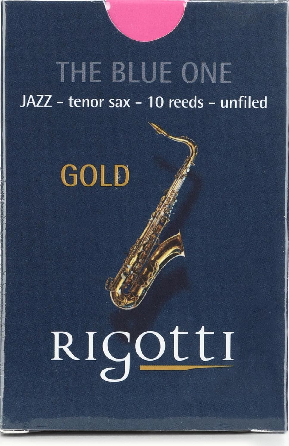Rigotti RG.JST Gold Jazz Tenor Saxophone Reeds - 2.5 Medium (10-pack)