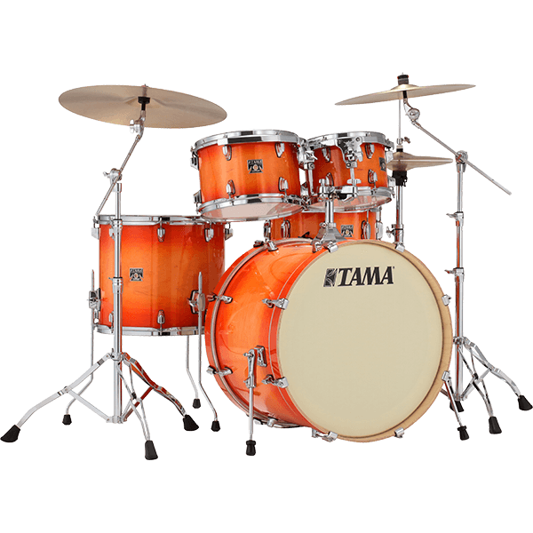 TAMA Superstar Classic 7-Piece Maple Shell Kit - Tangerine Lacquer Burst