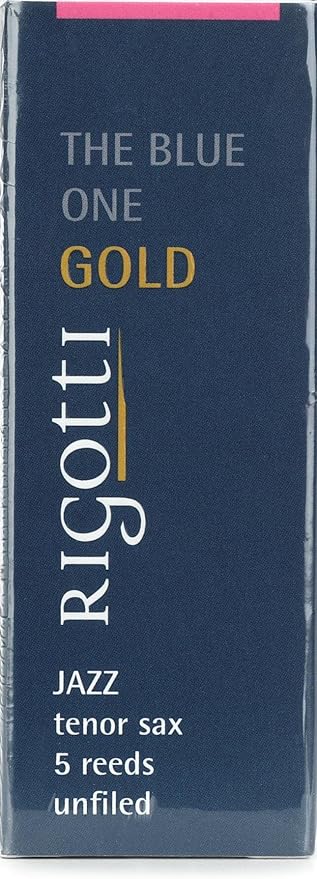 Rigotti RG5.JST Gold Jazz Tenor Saxophone Reeds - 3 Light (5-pack)