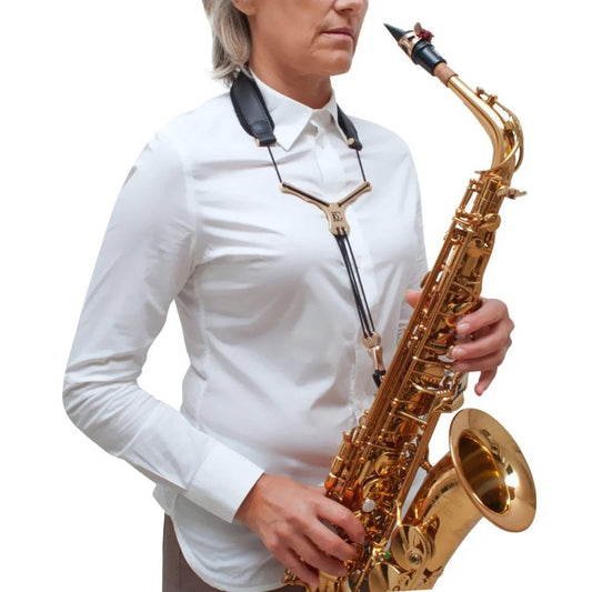 Correa de cuero para saxofón BG S20YMSH ZEN