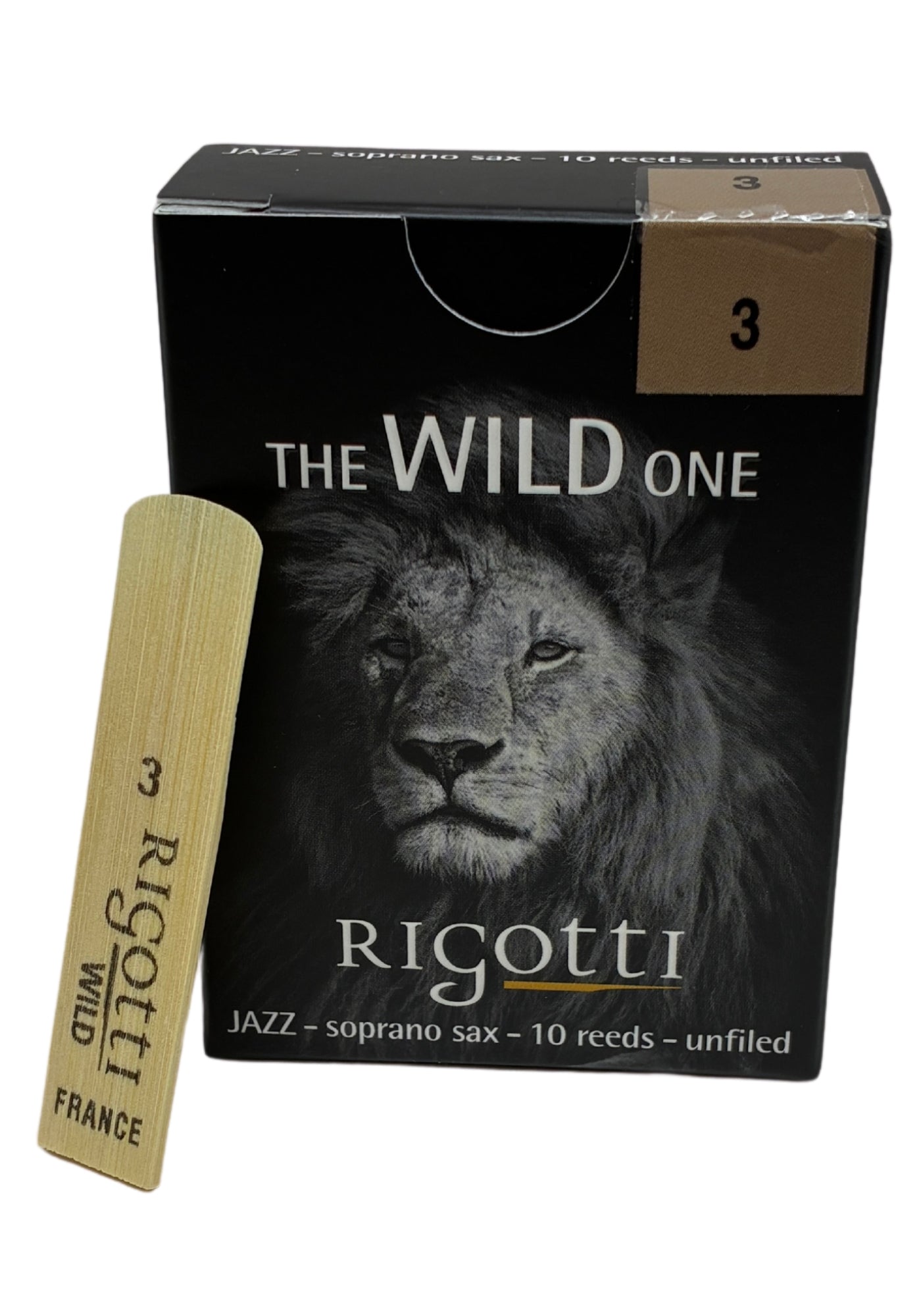 Rigotti Wild Soprano Saxophone Reeds - 3 - 10-pack