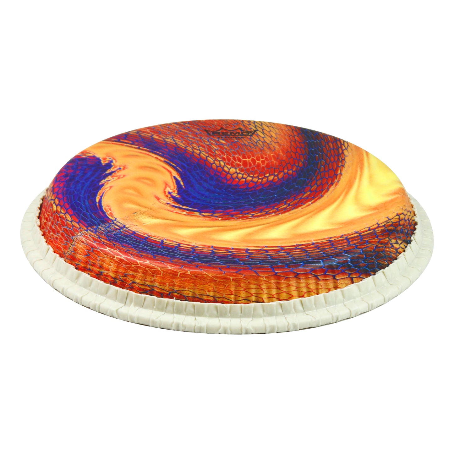 Remo Conga Drumhead, Tucked, 12.5", Skyndeep®, 'Serpentine Day' Graphic