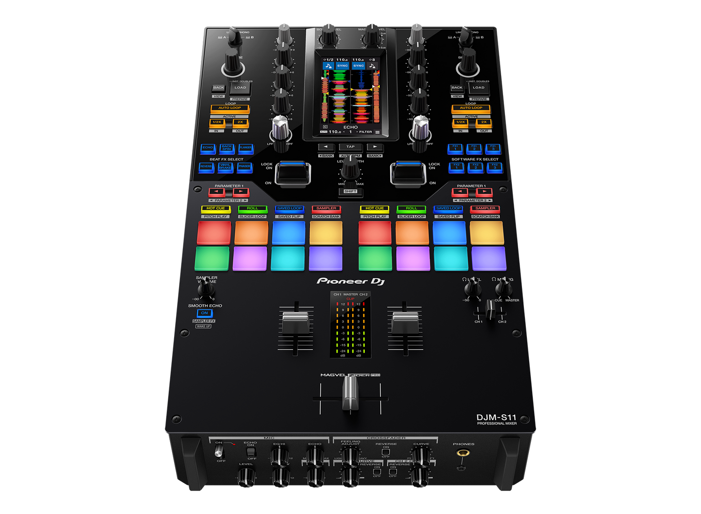 Mezclador de 2 canales Pioneer DJ DJM-S11 para Serato DJ