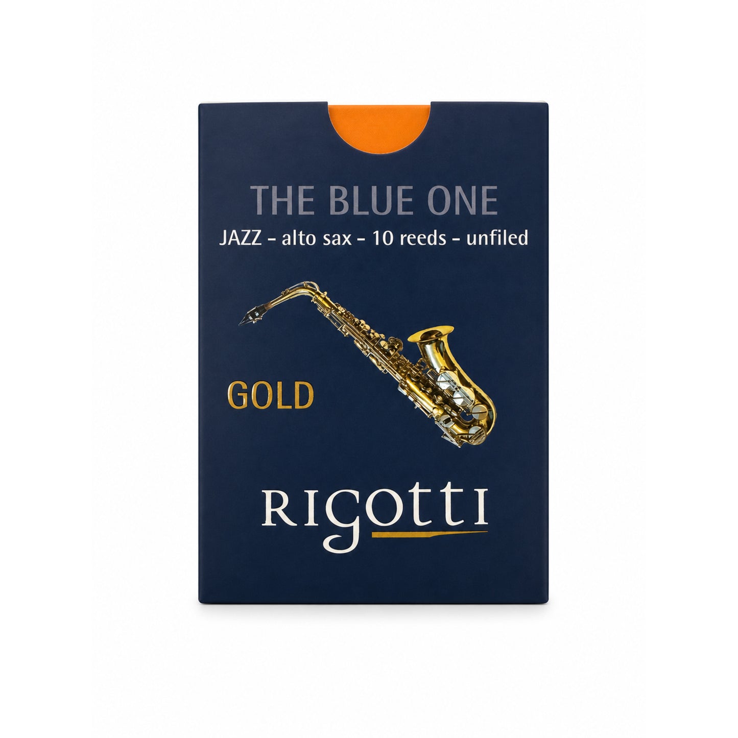 Rigotti Gold Jazz Alto Saxophone Reeds - 2 Light (10-Pack)