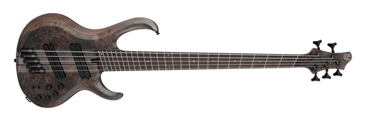 Ibanez Bass Workshop BTB805MS 5-string Bass Guitar - Transparent Grey Flat