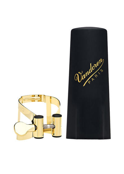 Vandoren M|O Soprano Saxophone Ligature and Cap - Gilded