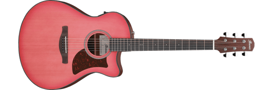 Ibanez AAM50CE Advanced Acoustic Auditorium Acoustic-electric Guitar - Coral Red Burst