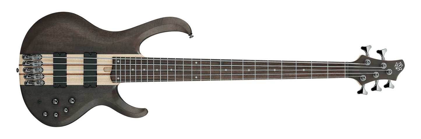 Ibanez BTB Standard BTB605 5-string Bass Guitar - Transparent Gray Flat