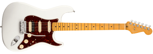 Fender American Ultra Stratocaster HSS - Arctic Pearl with Maple Fingerboard