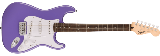 Squier Sonic Stratocaster, Laurel Fingerboard, White Pickguard, Ultraviolet