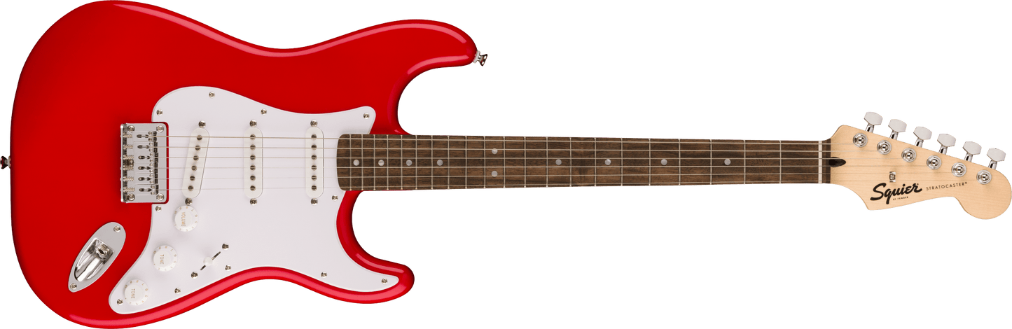 Fender Squier Sonic Stratocaster HT, Laurel Fingerboard, White Pickguard, Torino Red
