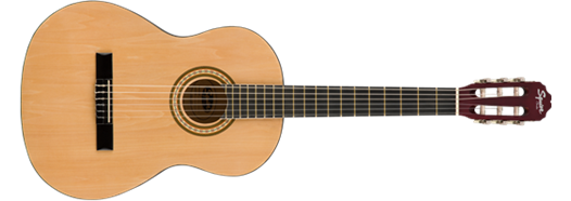 Squier SA-150N Classical, Stained Hardwood Fingerboard, Natural