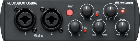 Interfaz de audio USB PreSonus AudioBox USB 96 - Edición del 25.º aniversario