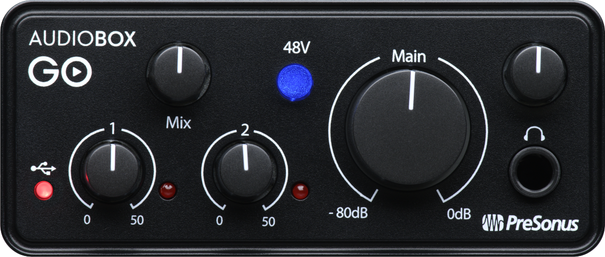 PreSonus AudioBox Go 2x2 USB-C Audio Interface
