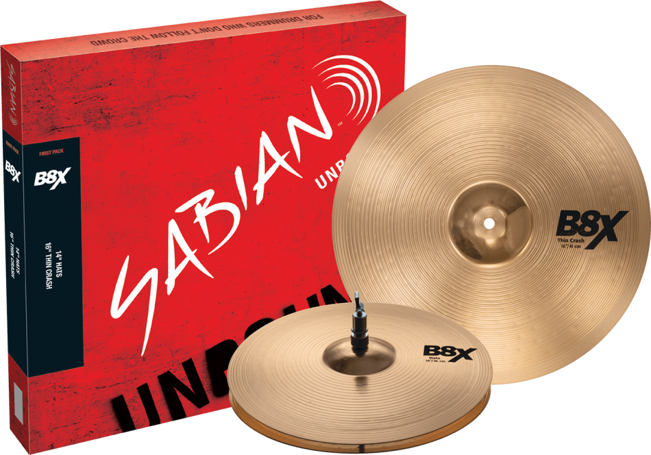 Sabian B8X First Cymbal Set -14/16 inch