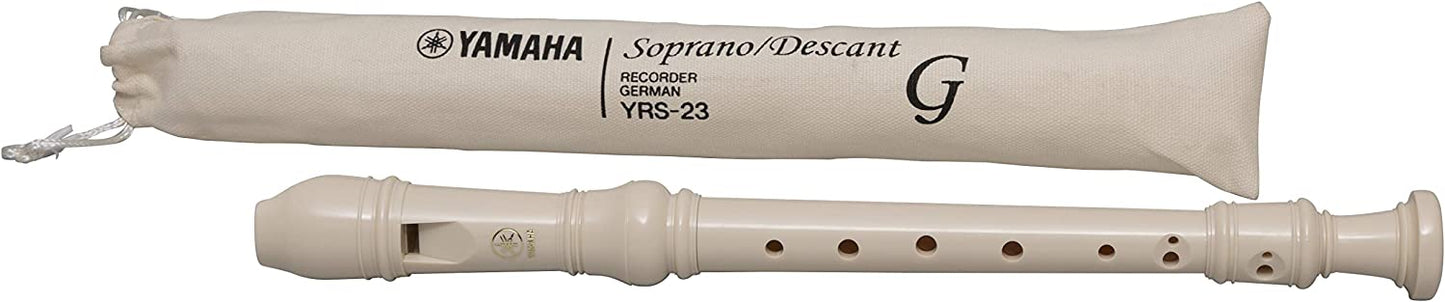 Yamaha YRS-23B Plastic Soprano Recorder, Natural