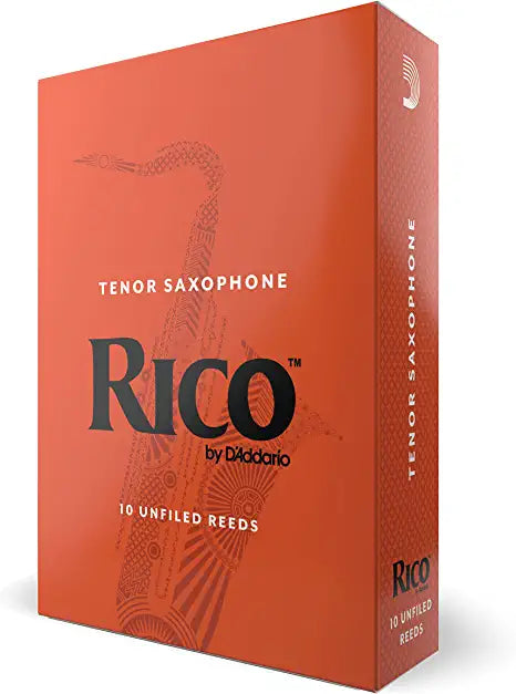 Cañas para saxofón tenor Rico - 3.5 (paquete de 10)