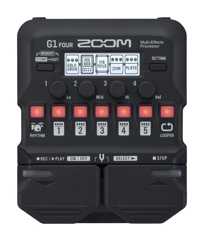 Zoom G1 Four Acoustic Instrument Multi-Effect Processor