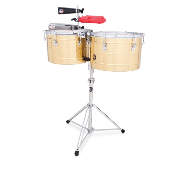 LATIN PERCUSSION LP258-B TITO PUENTE TIMBALES THUNDER DE 15" Y 16" - LATÓN