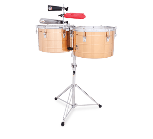 Latin Percussion Tito Puente Timbales Thunder de 15" y 16" - Bronce