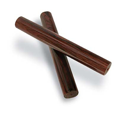 Clave de madera para percusión latina (par)