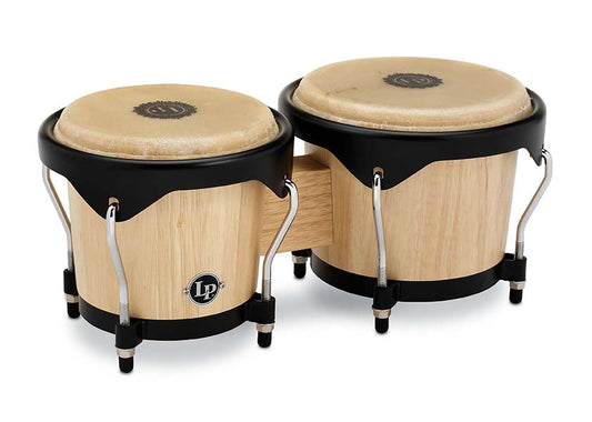 Latin Percussion LP646NY-AW City Series 6-inch and 7-inch Bongo Set - Natural Gloss