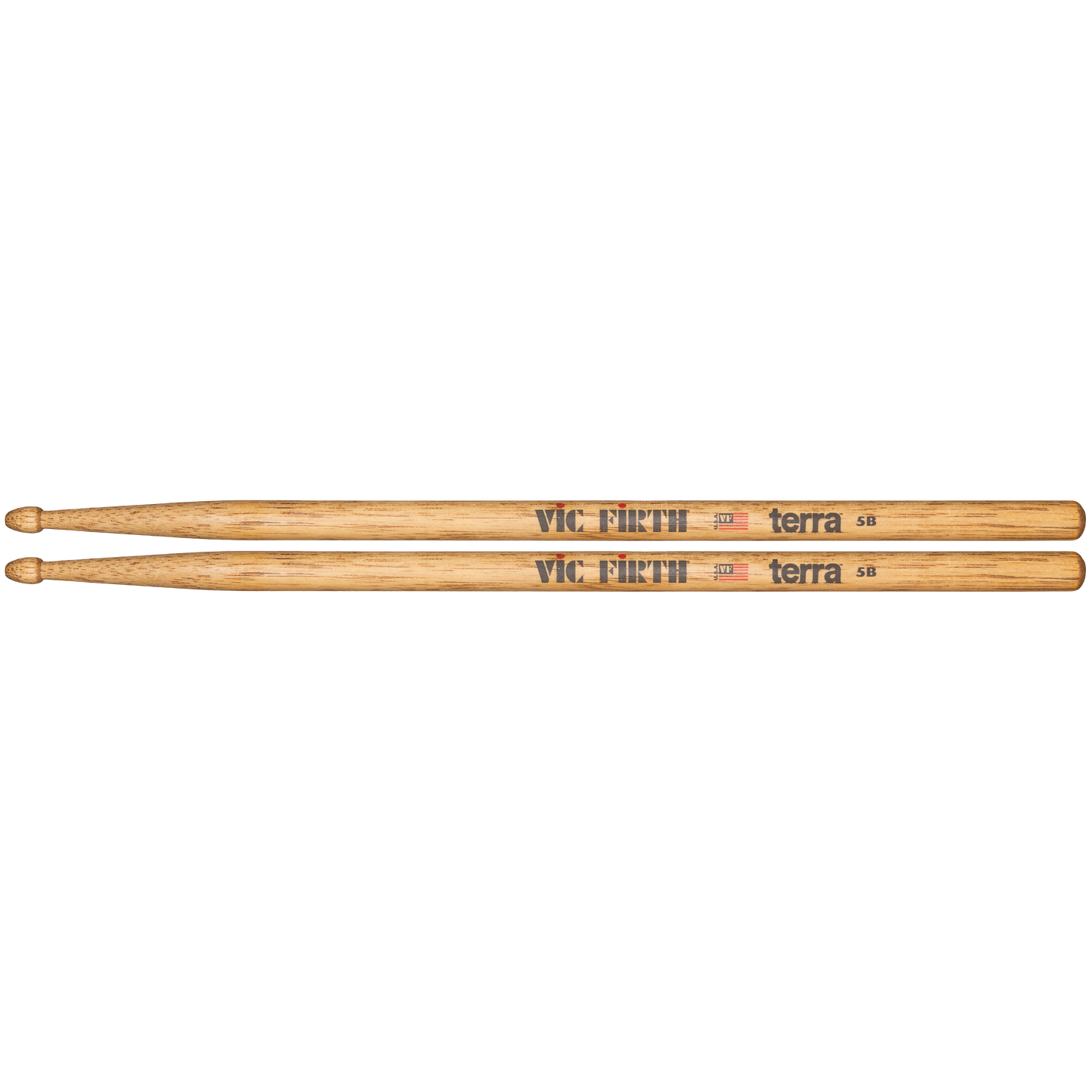 Vic Firth American Classic 5BTN Terra Series Drumsticks, Nylon Tip