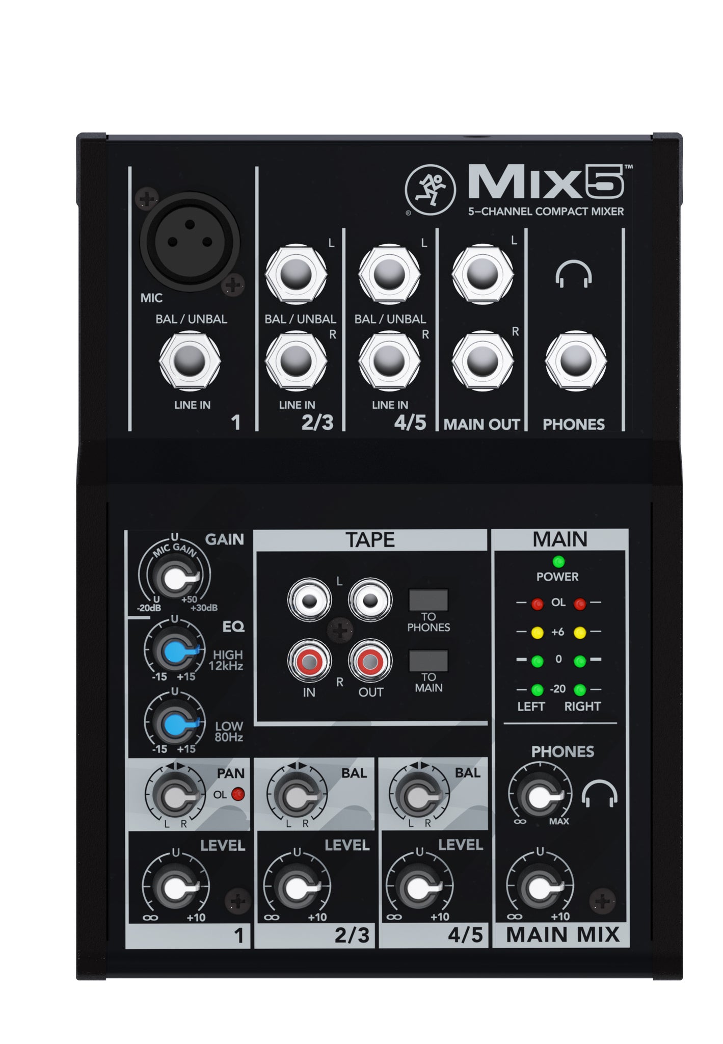 Mackie Mix5 5-channel Compact Mixer