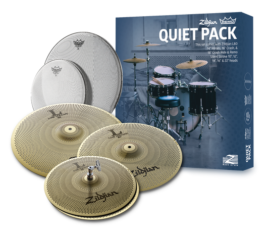 Zildjian LV468RH L80 Low Volume Pack LV468 w/ Remo SilentStroke Heads